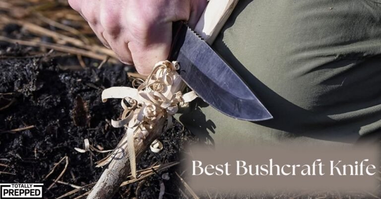 best bucshcraft knife - Totally Prepped best bushcraft knife taking bark off branch