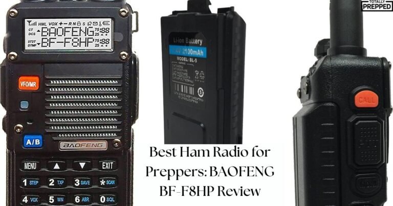best ham radio - Totally Prepped best ham radio front back and side views
