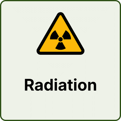 radiation - Totally Prepped Radiation symbol over the word radiation