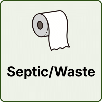 septic waste - Totally Prepped roll of toiiet paper over the words septic waste