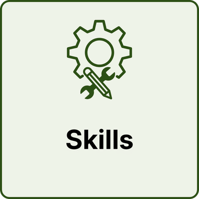 Prepper Skills - Totally Prepped gear wrench and pencil over the word skills