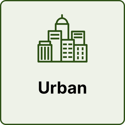 Urban Preppers - Totally Prepped cityscape over the word urban